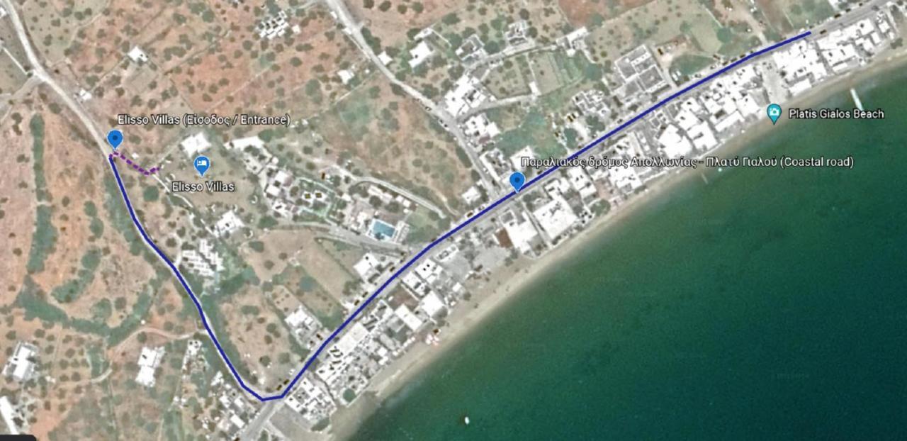 Elisso Villas Platis Gialos  Екстер'єр фото